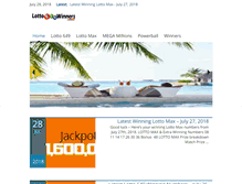 Tablet Screenshot of lotto649winners.com